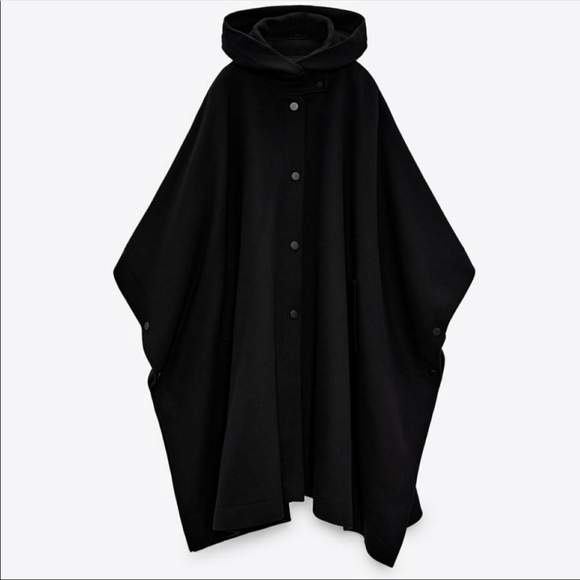 Zara limited edition wool blend cape - Picture 4 of 7